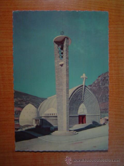 Postales: POSTAL PIRINEOS CENTRALES PONT DE SUERT IGLESIA PARROQUIAL(AUTORES E.TARROJAS YJ.R SIN CIRCU