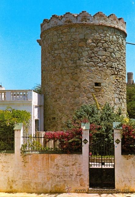 Postales: CALDETAS, CALDETES (COSTA DORADA) - TORRE DE LAS  EURES  (1968) - Foto 1