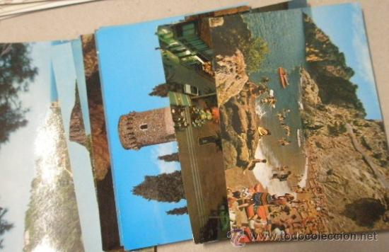 Postales: Lote de 11 postales de la Costa Brava, alguna escrita y con sello