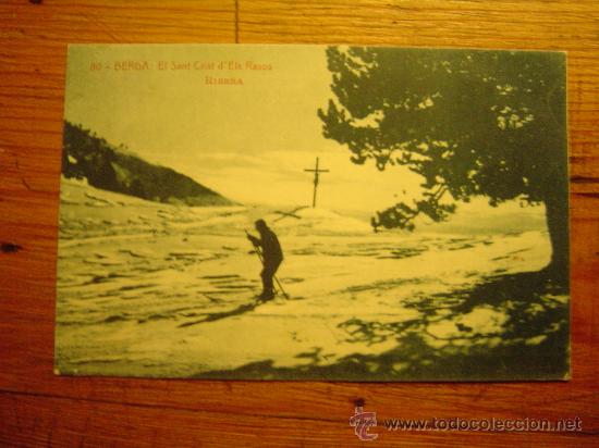 Postales: Interesante postal de Berga - Foto 1