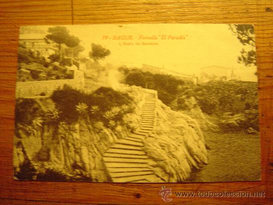 Postales: Interesante postal de Bagur - Foto 1