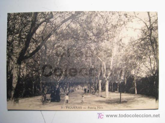 Postales: FIGUERAS: PASEIG NOU (5) POSTAL - Foto 1