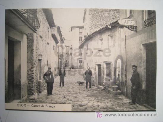Postales: OSOR: CARRER DE FRAN&Ccedil;A (ROISIN). POSTAL - Foto 1