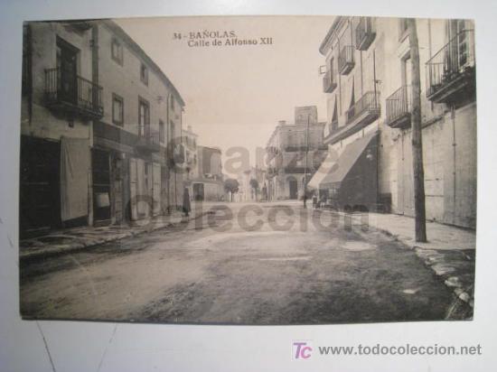 Postales: BA&Ntilde;OLAS: CALLE DE ALFONSO XII. POSTAL - Foto 1