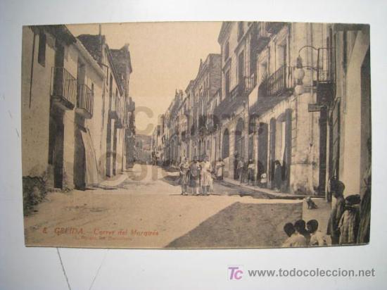 Postales: GELIDA: CARRER DEL MARQUES (ROISIN 8) POSTAL - Foto 1