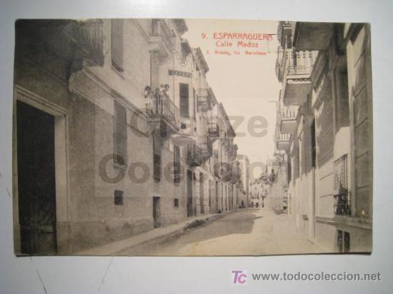 Postkarten: ESPARRAGUERA: CALLE MADOZ (ROISIN 9) POSTAL