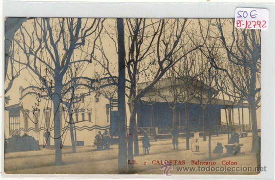 Postkarten: (PS-12792)POSTAL FOTOGRAFICA DE CALDETAS-BALNEARIO COLON