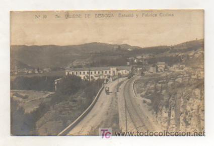 Postcards: SANT QUIRSE DE BESORA. ESTACI&Oacute; DEL FERROCARRIL I FABRICA CODINA. (B P N&ordm; 10). POSTAL FOTOGR&Aacute;FICA.