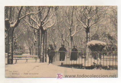Postales: RIPOLL. PASEO EN INVIERNO. (COL. MAURI) - Foto 1