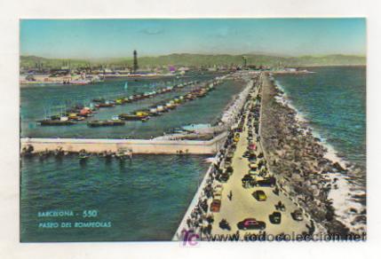Postales: BARCELONA. PASEO DEL ROMPEOLAS. (ZERKOWITZ) - Foto 1