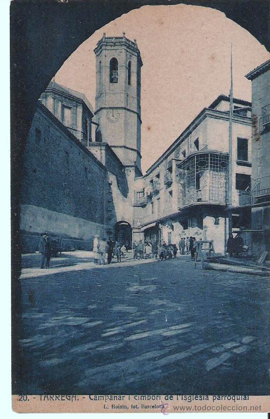 Postales: POSTAL DE TARREGA , CAMPANAR - Foto 1