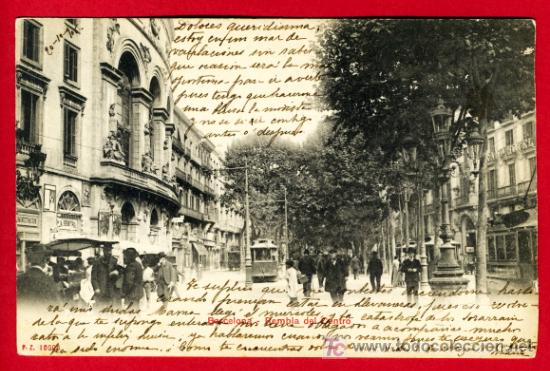 Postales: BARCELONA, RAMBLA DEL CENTRO,    P29944 - Foto 1