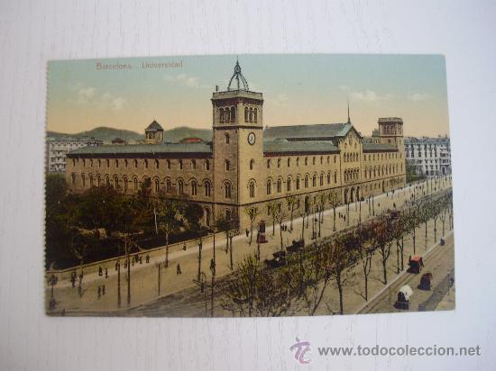 Postales: BARCELONA - UNIVERSIDAD - POSTAL COLOREADA - Foto 1