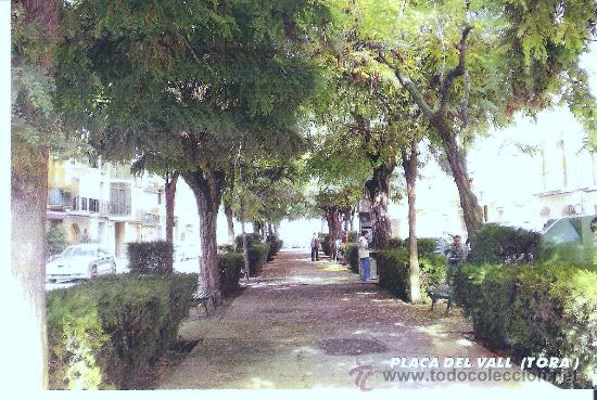 Postales: POSTAL DE TOR&Agrave; (LLEIDA) PLA&Ccedil;A DEL VALL - Foto 1