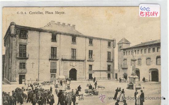Postcards: (PS-13014)POSTAL DE CENTELLAS-PLAZA MAYOR
