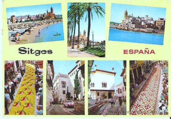 Postales: POSTAL DE SITGES - Foto 1