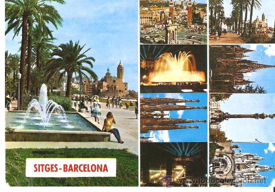 Postales: POSTAL DE SITGES - Foto 1