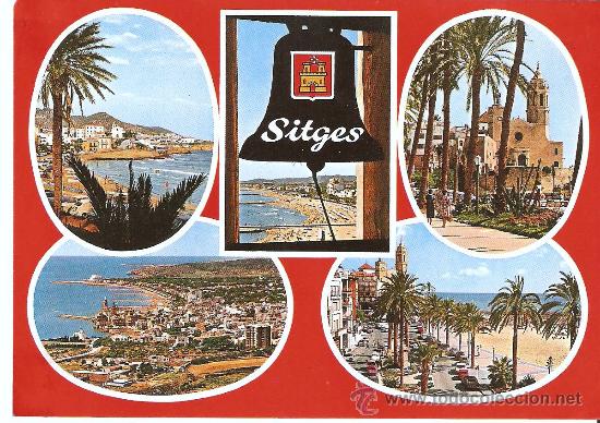 Postales: POSTAL DE SITGES - Foto 1