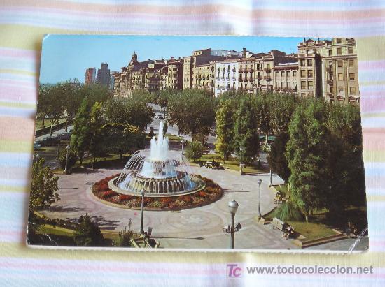 Postales: **POSTAL DE,---L&Eacute;RIDA--- PLAZA DE LA PAZ Y AVENIDA JOSE ANTONIO**