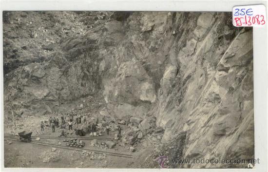 Postcards: (PS-13083)POSTAL FOTOGRAFICA DE RIUDECOLS(TARRAGONA)-CANTERA DE CONSTRUCCIONES Y PAVIMENTOS