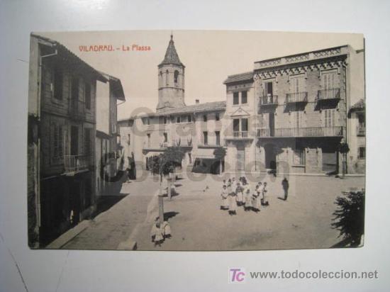 Postales: VILADRAU: LA PLASSA (THOMAS) POSTAL - Foto 1