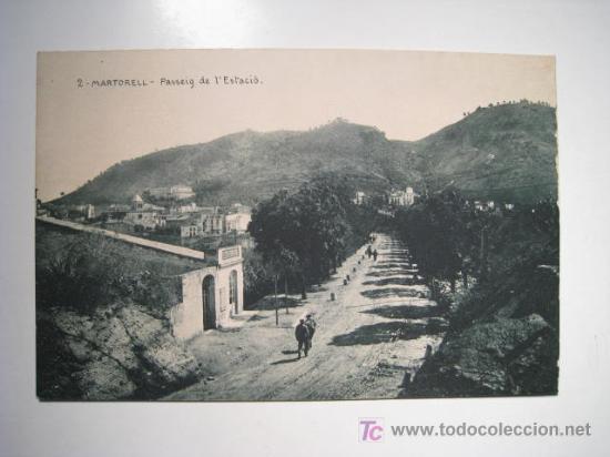 Postales: MARTORELL: PASSEIG ESTACIO (MUMBRU) - Foto 1