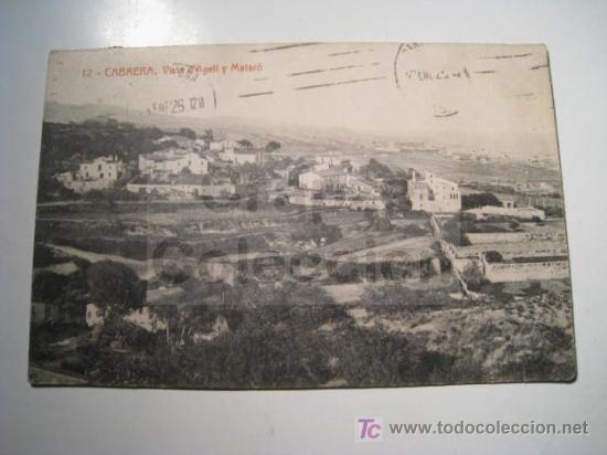 Postales: CABRERA: VISTA AGELL Y MATARO (THOMAS 12) - Foto 1