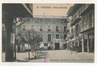 Postais: PUIGCERDA. PLAZA GABRINETTY. (L. ROISIN)