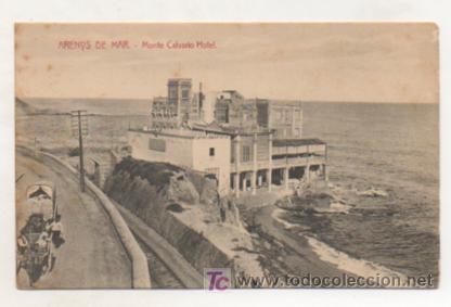 Postkarten: ARENYS DE MAR. MONTE CALVARIO HOTEL. (CASTELL&Agrave; FOT.)