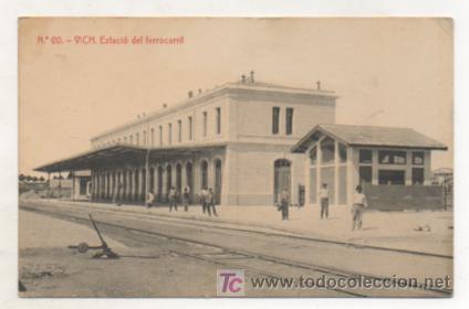 Postales: VICH. ESTACI&Oacute; DEL FERROCARRIL. (THOMAS, 1053) - Foto 1