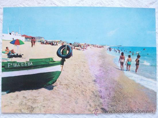 Postales: Malgrat de Mar, playa. SAVIR. - Foto 1