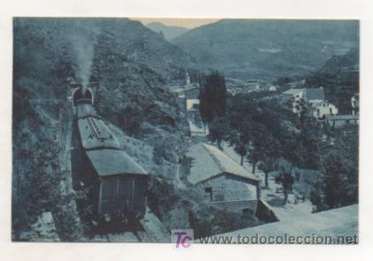 Postais: FERROCARRIL TRANSPIRENAICO. T&Uacute;NEL DE RIBAS. VISTA DEL FERROCARRIL. (L. ROISIN)