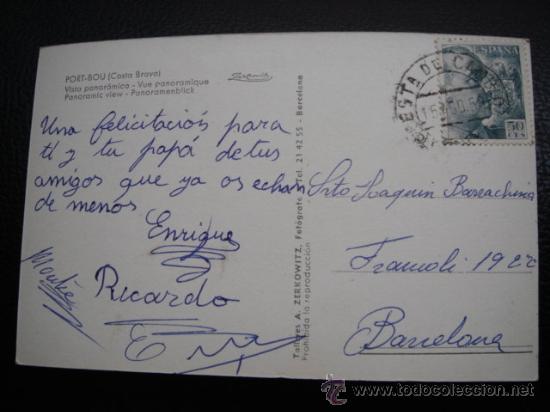 Postales: POSTAL DE PORT-BOU - Foto 2