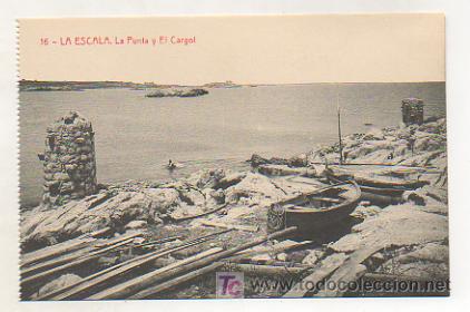 Postales: LA ESCALA. LA PUNTA Y EL CARGOL. (THOMAS, 3380) - Foto 1