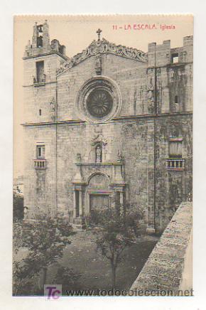 Postales: LA ESCALA. IGLESIA. (THOMAS, 3375) - Foto 1