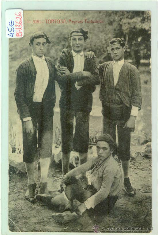 Postkarten: (PS-13626)POSTAL DE TORTOSA(TARRAGONA)-PAYESES TORTOSINOS- A.T.V.3161