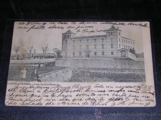 Postcards: CASTELLTERSOL - CASA DE BENEFICENCIA, CIRCULADA