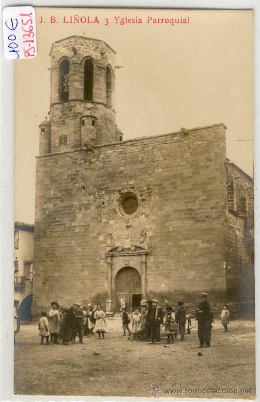 Postkarten: (PS-13651)POSTAL FOTOGRAFICA DE LI&Ntilde;OLA(LLEIDA)-IGLESIA PARROQUIAL