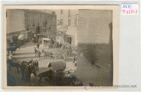 Postcards: (PS-13707)POSTAL FOTOGRAFICA DE ???-DIA DE MERCADO