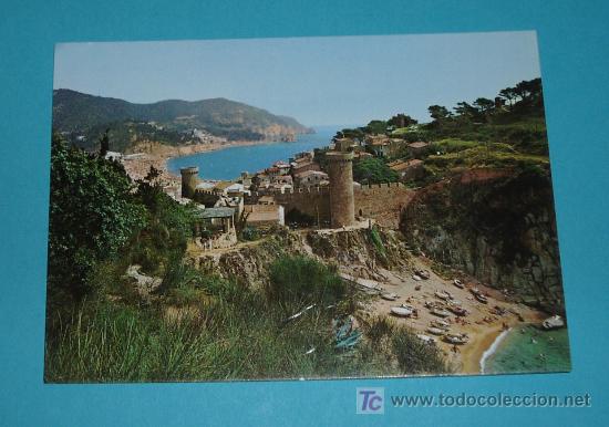 Postales: ES CODAL&Aacute; Y VILA VELLA. TOSSA DE MAR. COSTA BRAVA. - Foto 1