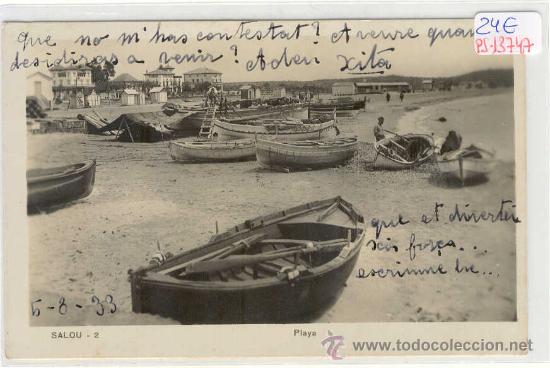 Postcards: (PS-13747)POSTAL FOTOGRAFICA DE SALOU(TARRAGONA)-PLAYA