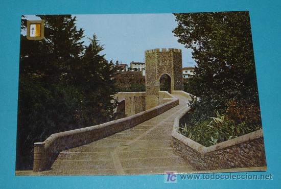 Postais: PUENTE ROMANICO. BESALU. EDIT. ESCUDO DE ORO