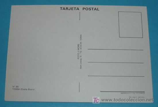 Postales: TOSSA. COSTA BRAVA. - Foto 2