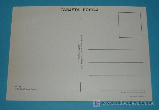Postales: TOSSA. COSTA BRAVA. - Foto 2