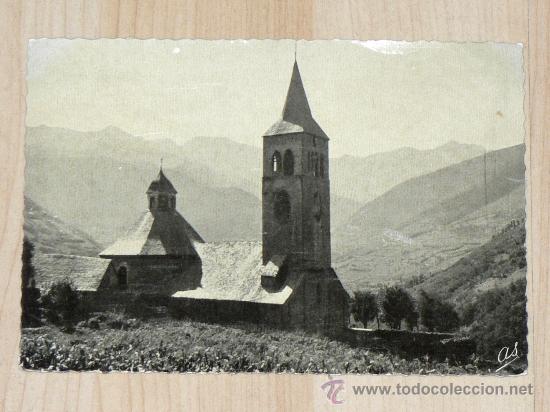Postales: VALLE DE ARAN (LERIDA).  IGLESIA DE VILACH.  POSTAL ESCRITA