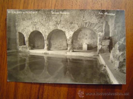 Postales: CALDAS DE MONTBUY  -  TERMAS ROMANAS  - N&ordm; 6  Foto BAUCELLS