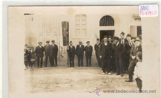Postcards: (PS-13920)POSTAL FOTOGRAFICA DE S.FRUCTOSO DE BAGES-RECUERDO DE LA BENDICION DE LA SENYERA 20-4-1924