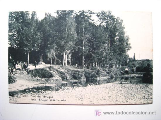 Postales: VICH: FONT DEL BRUGUE. POSTAL - Foto 1