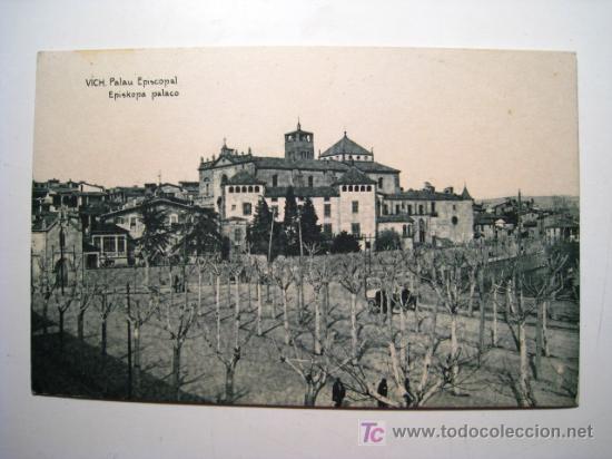 Postales: VICH: PALAU EPISCOPAL (MUMBRU). POSTAL - Foto 1