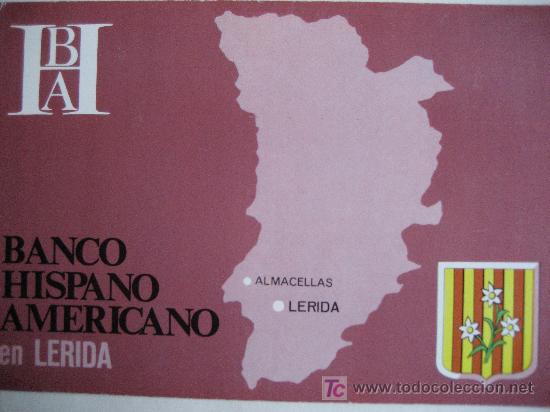 Postales: Lerida. Banco Hispano Americano